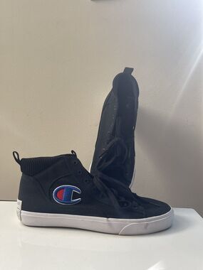 Champion Life™ Fringe Hi Canvas Black Men's Sneakers Size 11.5